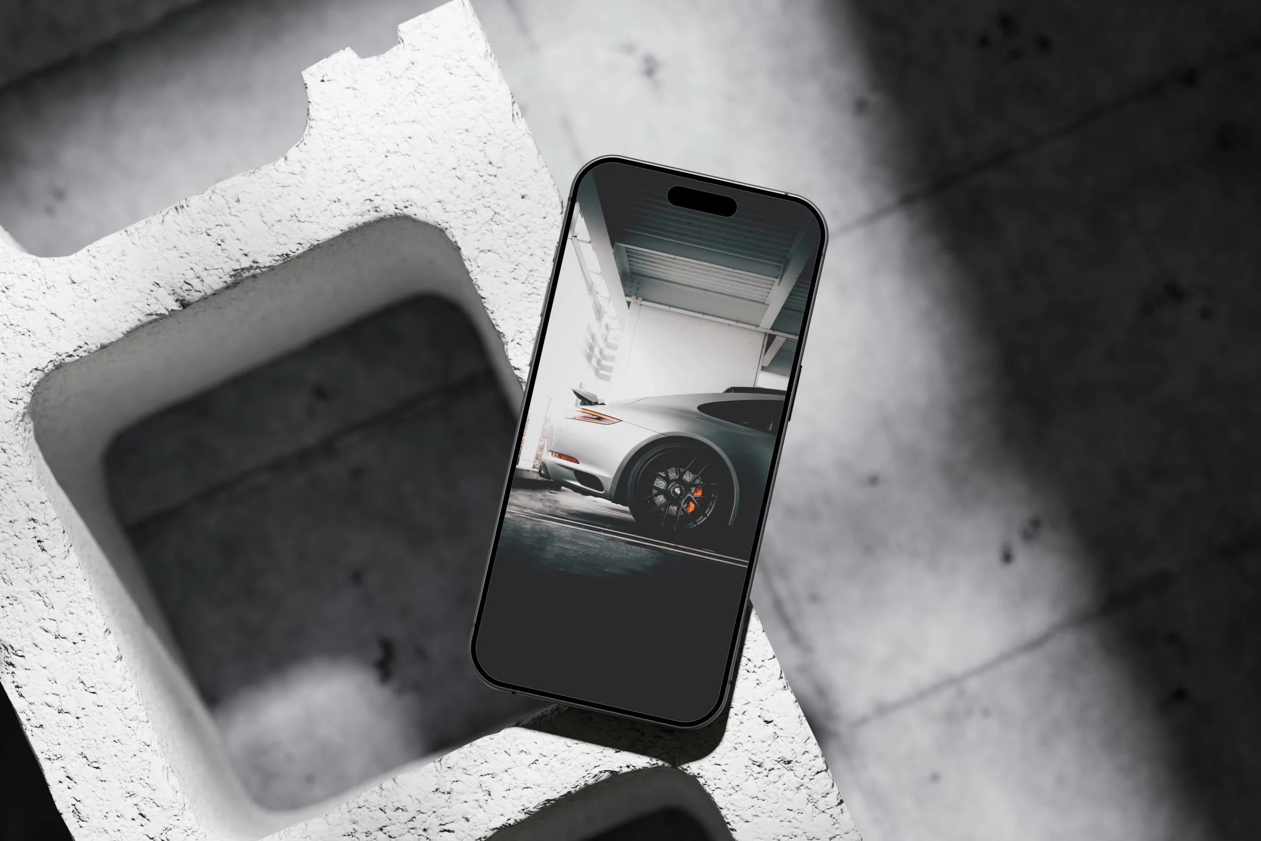 Fond d’écran iphone 15 pro max porsche